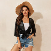Long-sleeved two-way beach shirt